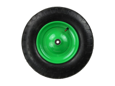 Rubberen wiel 4.00-8 4PR /groene velg/