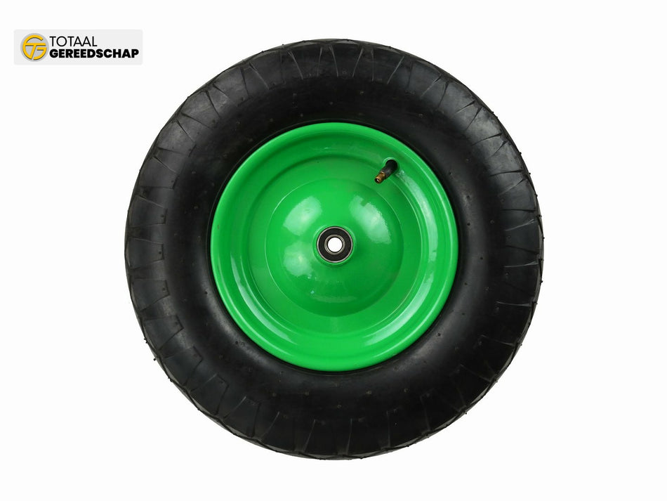 Rubber wheel  4.00-8 4PR /green rim/