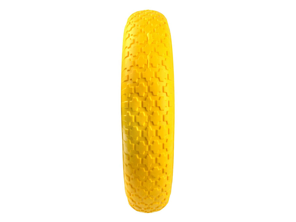 PU-wiel 3,50-8 GEEL