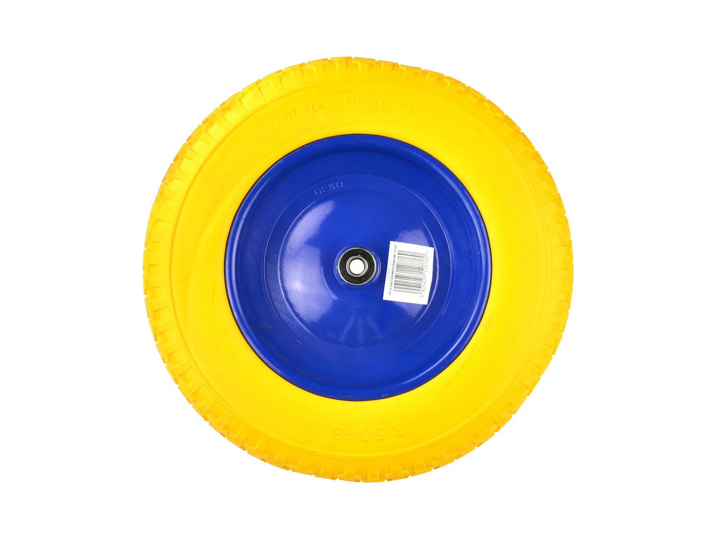 PU-wiel 3,50-8 GEEL