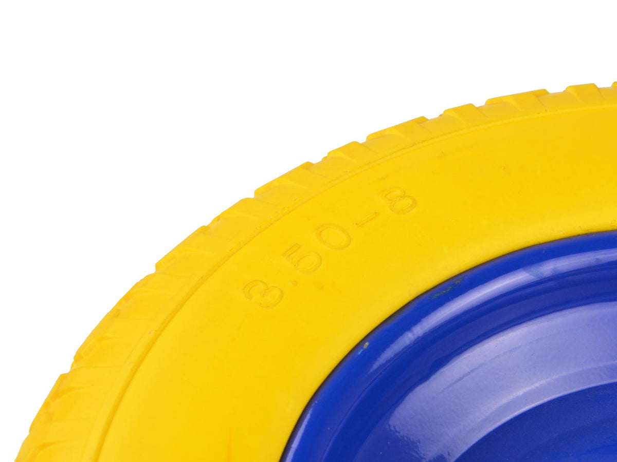 PU-wiel 3,50-8 GEEL