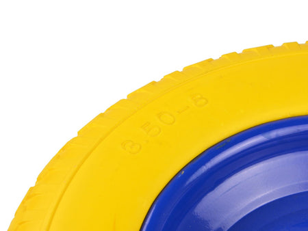 PU-wiel 3,50-8 GEEL