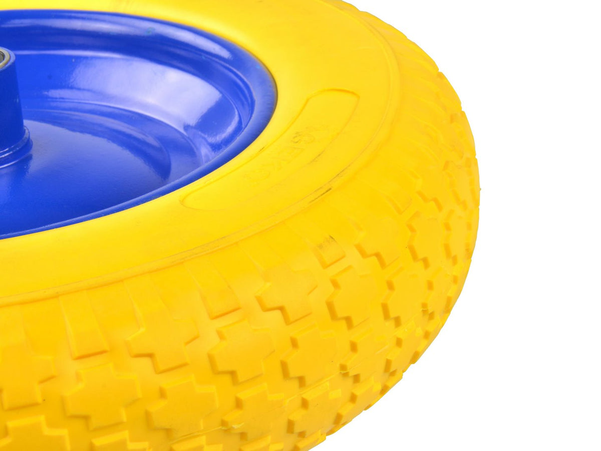 PU-wiel 3,50-8 GEEL