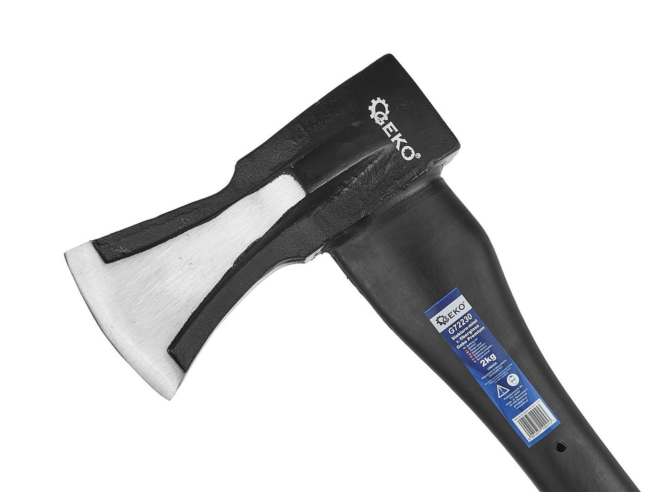 Houtklievingsbijl, 3-staps injectie, PP + TPR-gecoat, glasvezelhandvat 2kg