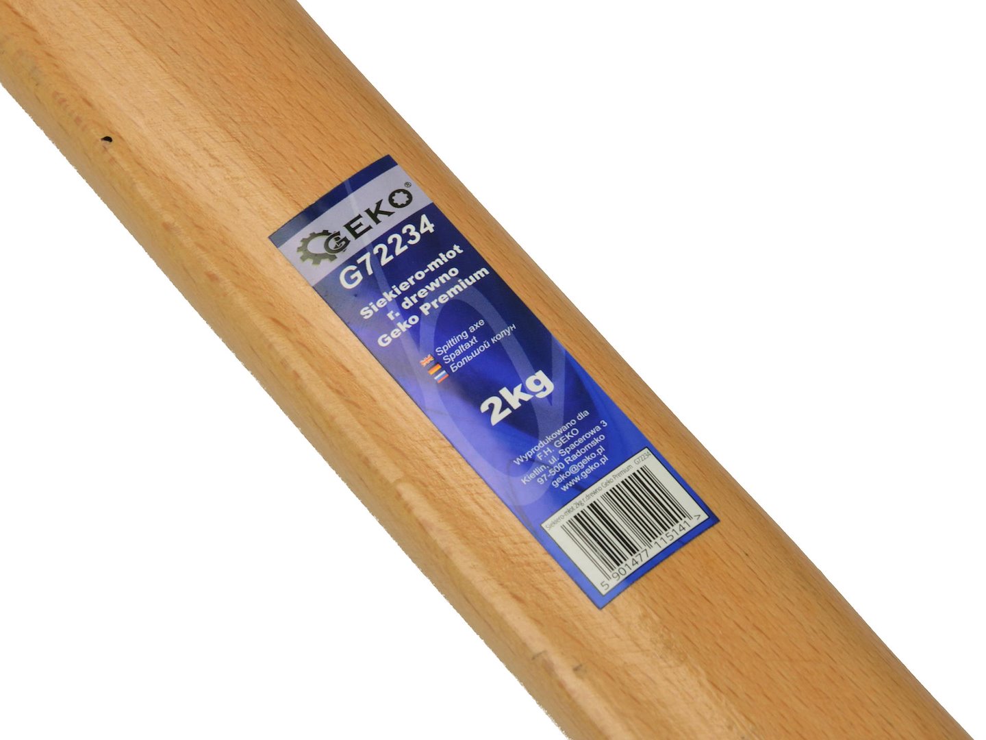 Bijl met houten handvat 2000g