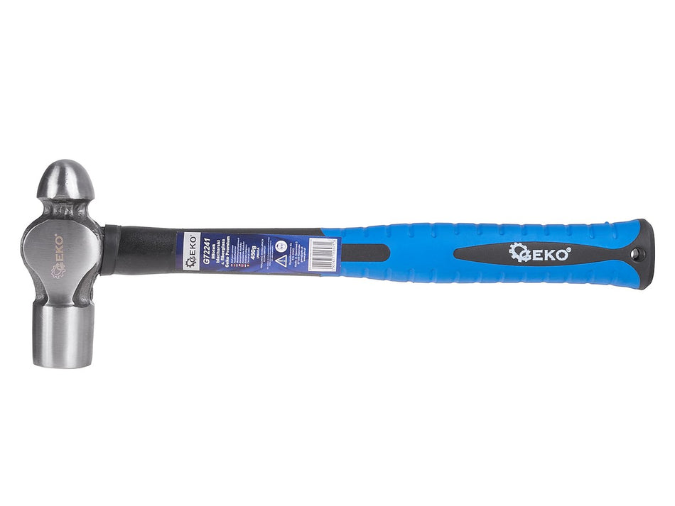 Rondhamer 450g met glasvezel TPR-handvat GEKO Premium