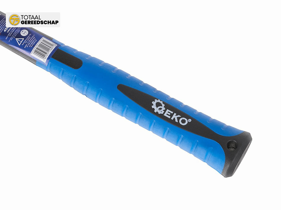 Ball Pein Hammer 450g with Fiberglass TPR Handle GEKO Premium