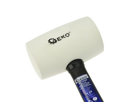 Witte rubberen hamer met glasvezel TRP-handvat 16oz GEKO Premium
