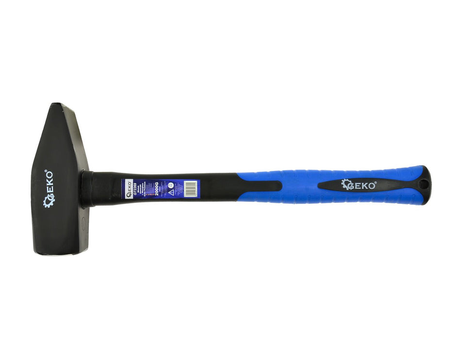 Smederijhamer 2000 g met glasvezel TPR-handvat GEKO Premium