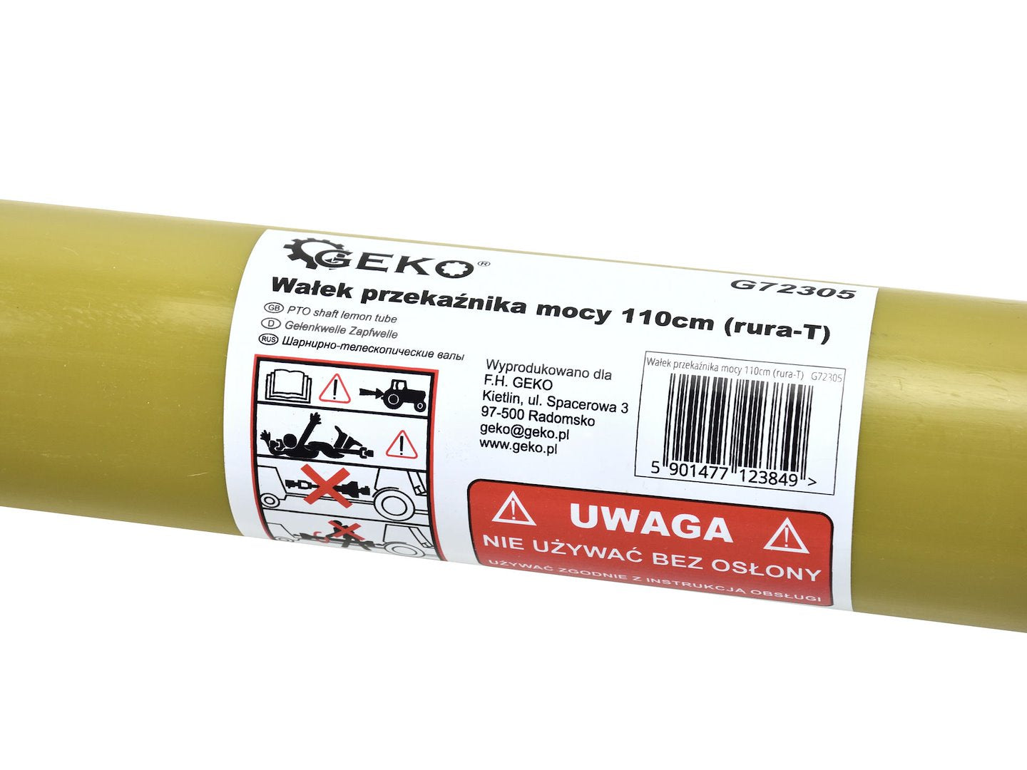 PTO-aandrijfas 3-lemon buistype 1100 mm