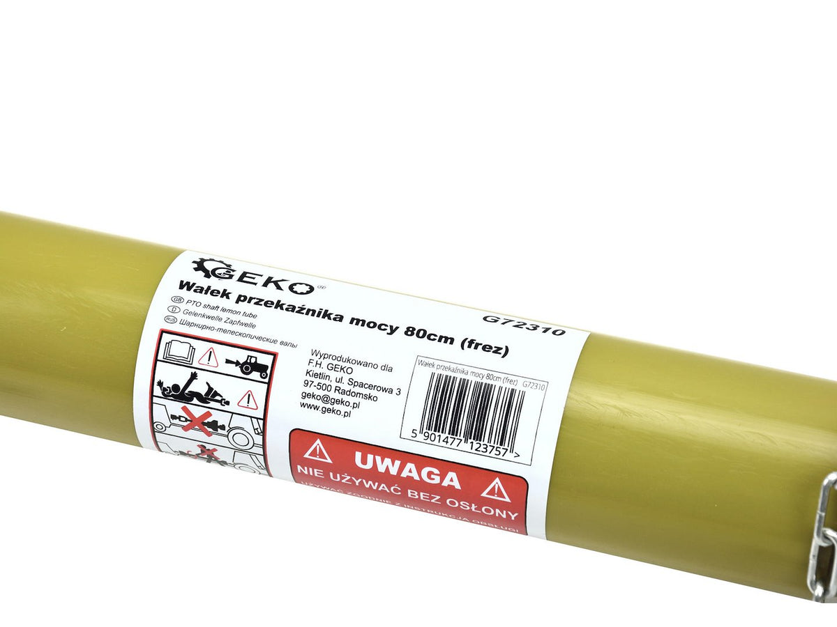PTO-aandrijfas 3-lemon buistype involute 800 mm