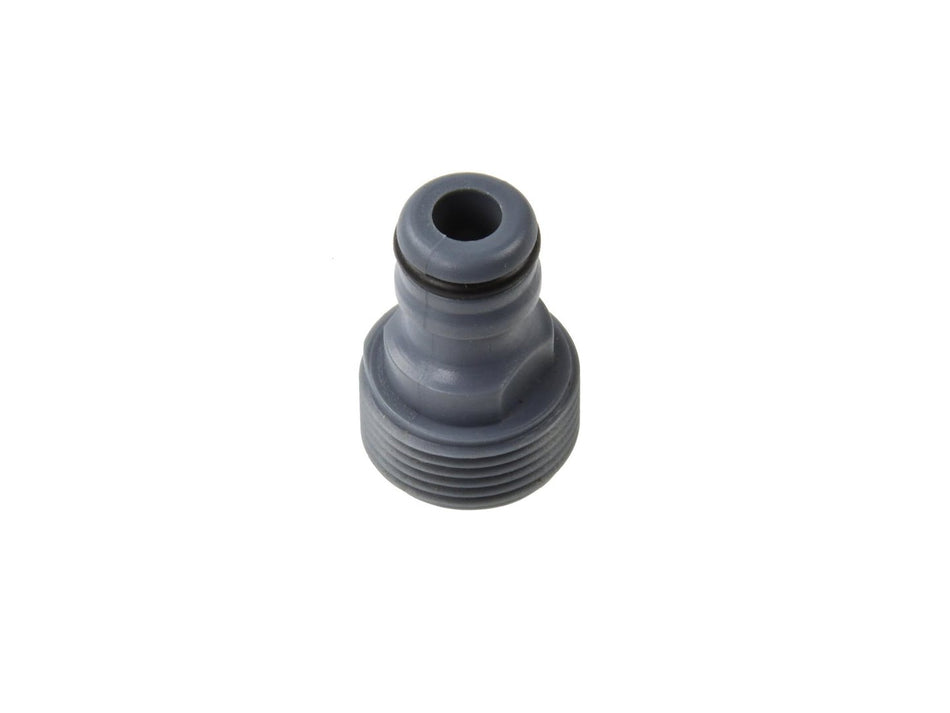 Slaag-/slagvast plastic adapter (Britse norm) 3/4" draad