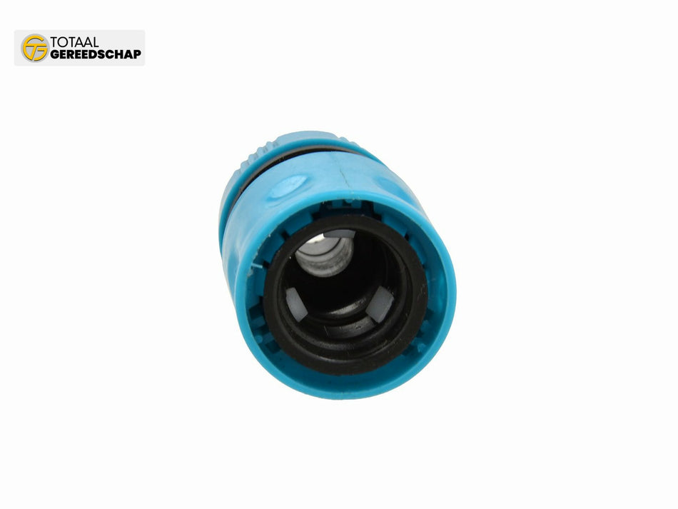 1/2" durable plastic quick connector (polybag) BLUE LINE