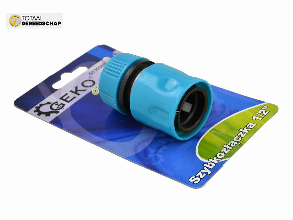 1/2" durable plastic quick connector BLUE LINE /blister/