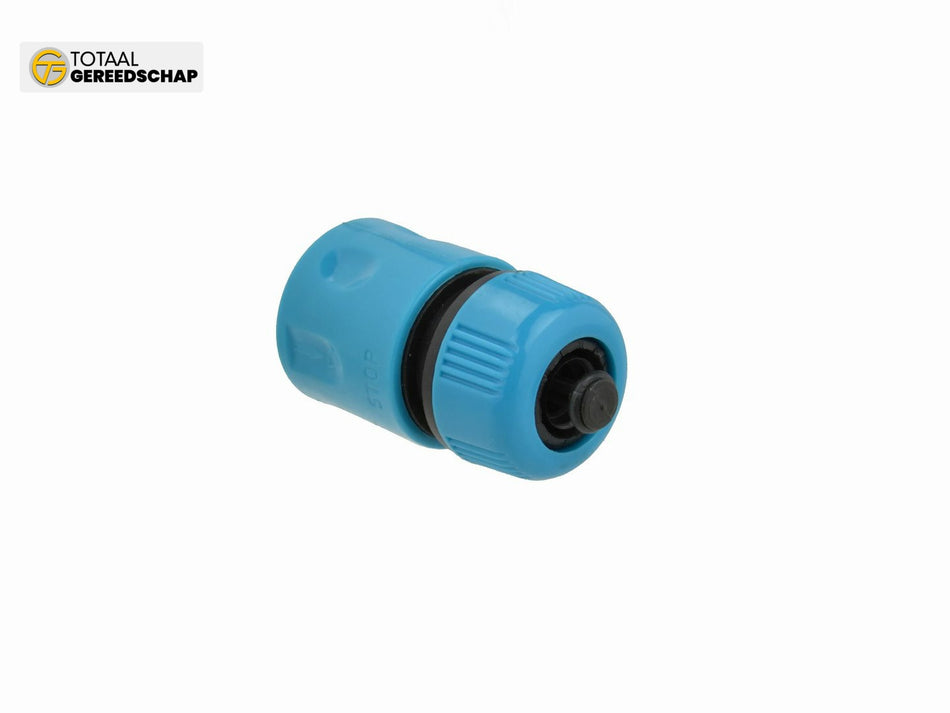 1/2" durable plastic quick connector with stop (polybag)