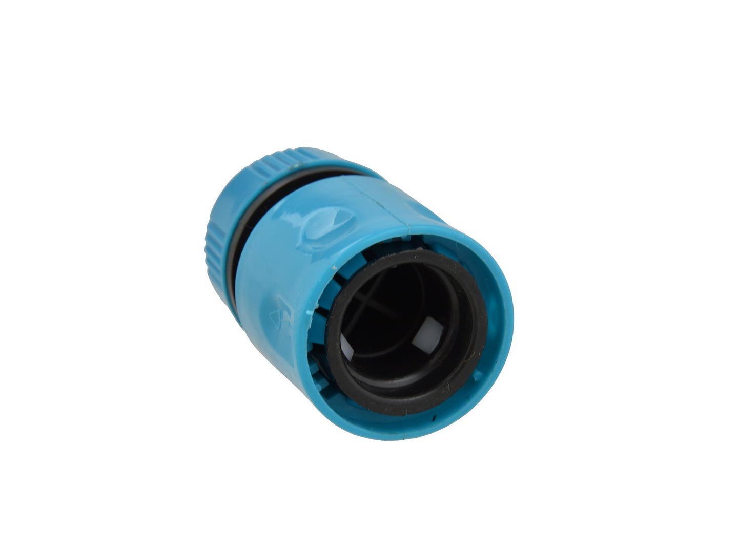 1/2" duurzaam plastic snelkoppeling met stop (neutraal)