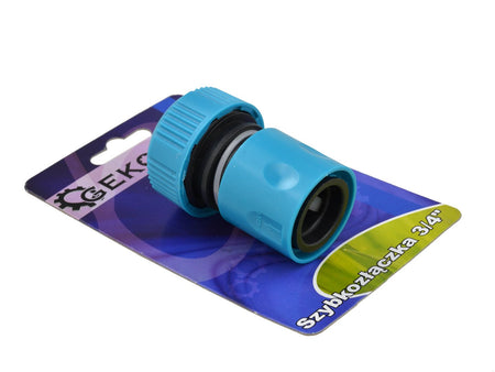 3/4" duurzame plastic snelkoppeling (neutraal)