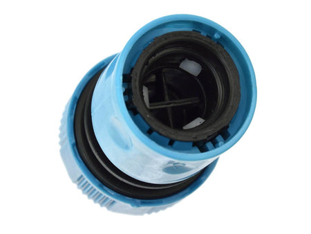 3/4" duurzame plastic snelkoppeling met stop (polybag)
