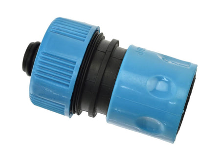 3/4" duurzame plastic snelkoppeling met stop (polybag)