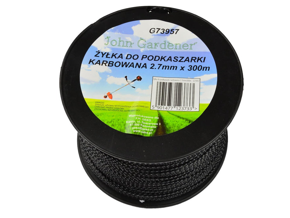 Gegolfde nylondraad 2,7mm 300m