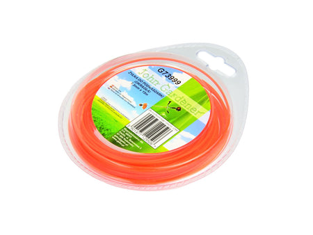 Nylonlijn 1,3 mm x 15 m rood rond