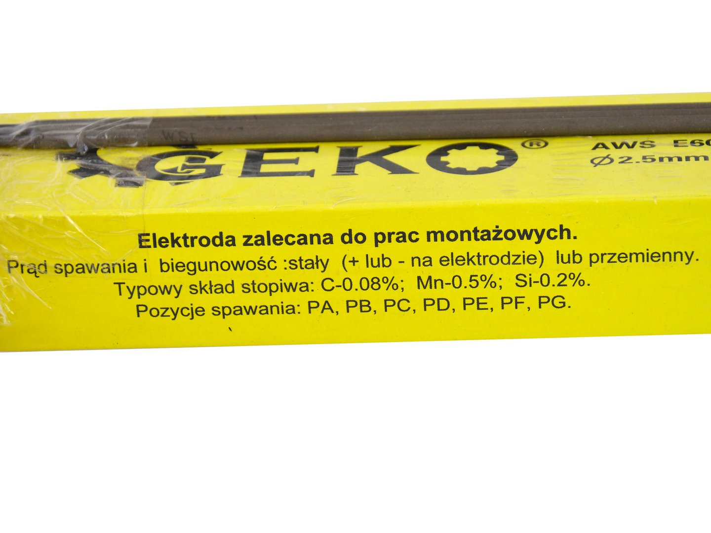 Rutile cellulosische E6013 elektroden 2,5mmx300mm /ROZE/