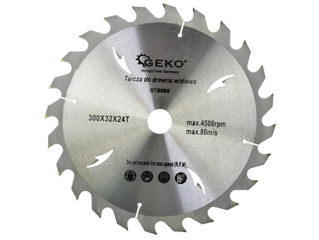 TCT cirkelzaagblad met gaten 300x32x24T