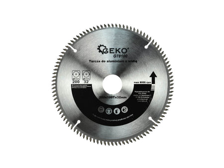 TCT Alumium zaagblad voor aluminium 200x32x100T + 5 reducties 32/ -30 -25,4 -22,2 -20 -16