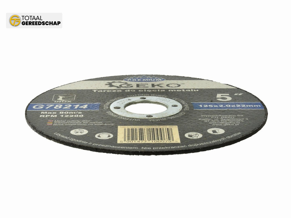 Metal Cutting Disc GEKO Premium 125x2x22,2mm