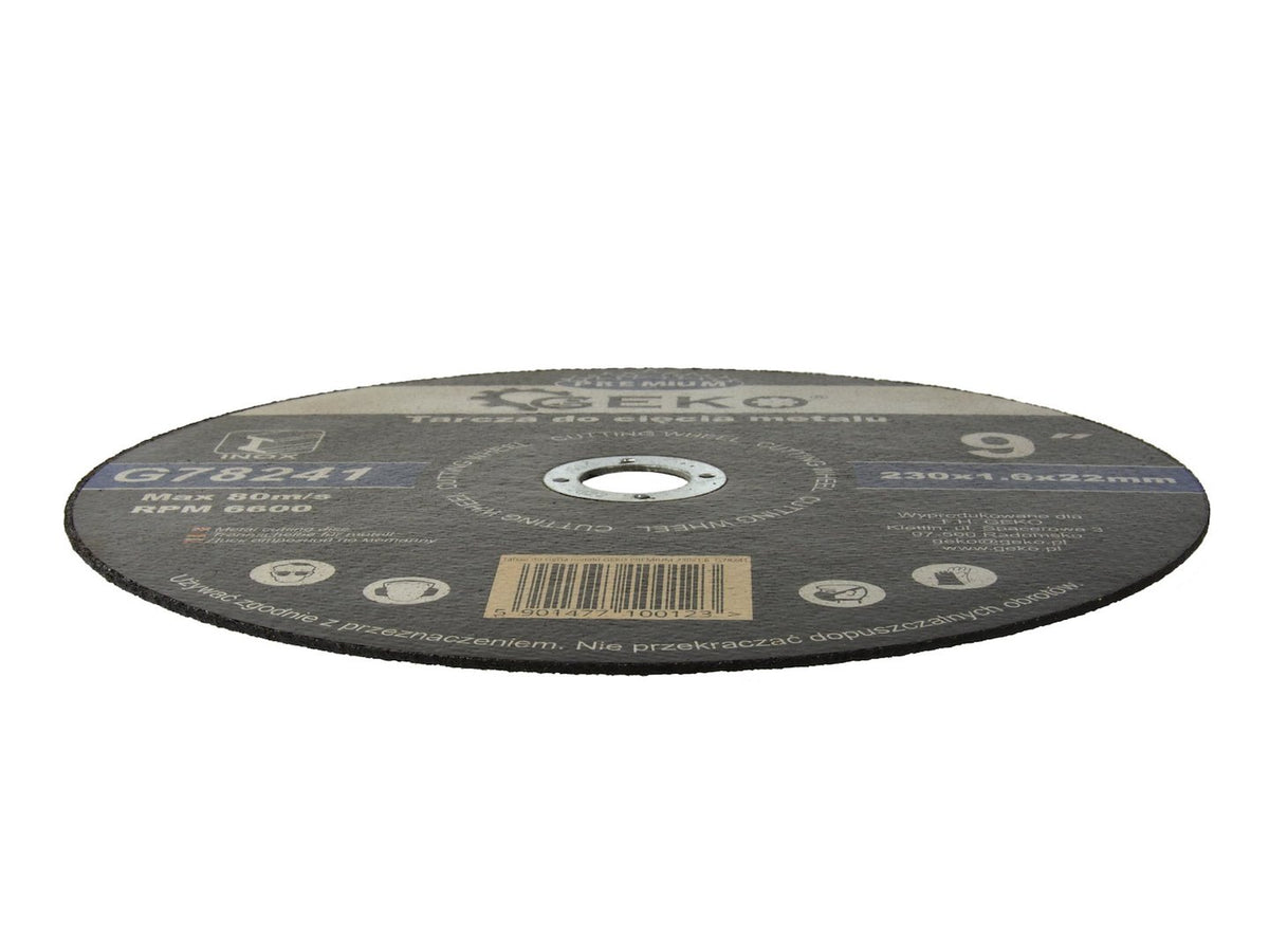 Metaalsnijschijf GEKO Premium 230x1,6x22,2mm