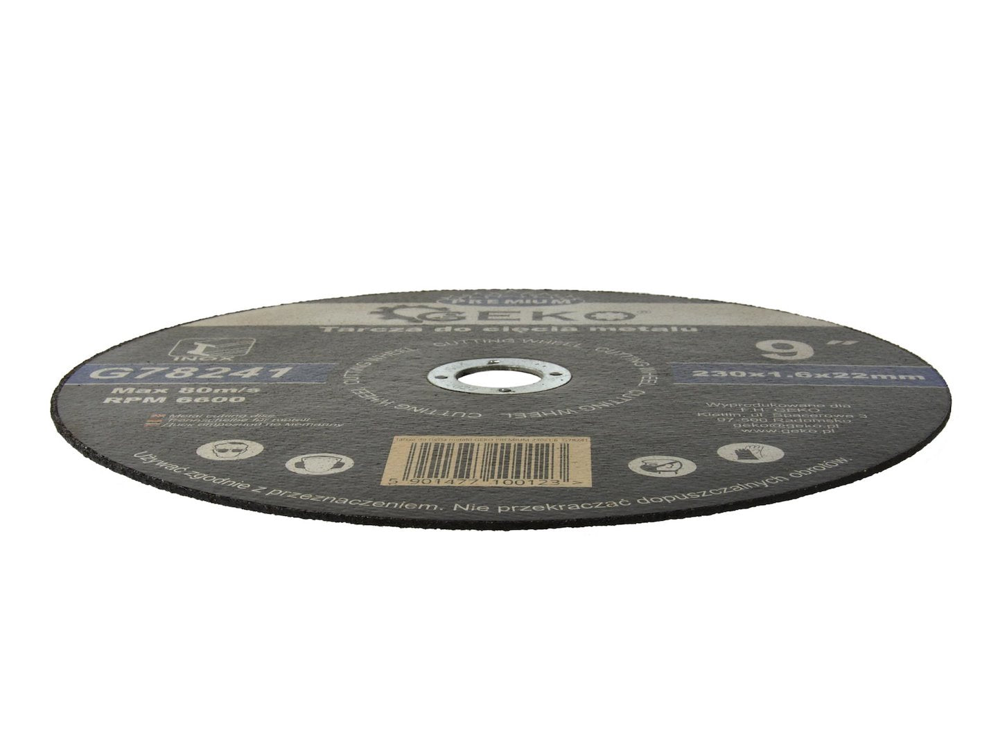 Metaalsnijschijf GEKO Premium 230x1,6x22,2mm