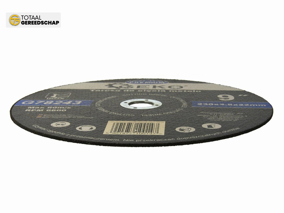 Metal Cutting Disc GEKO Premium 230x2,5x22,2mm