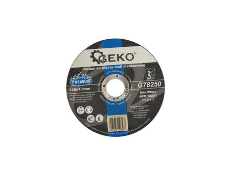 RVS-snijschijf GEKO Premium 125x1,0x22,2mm