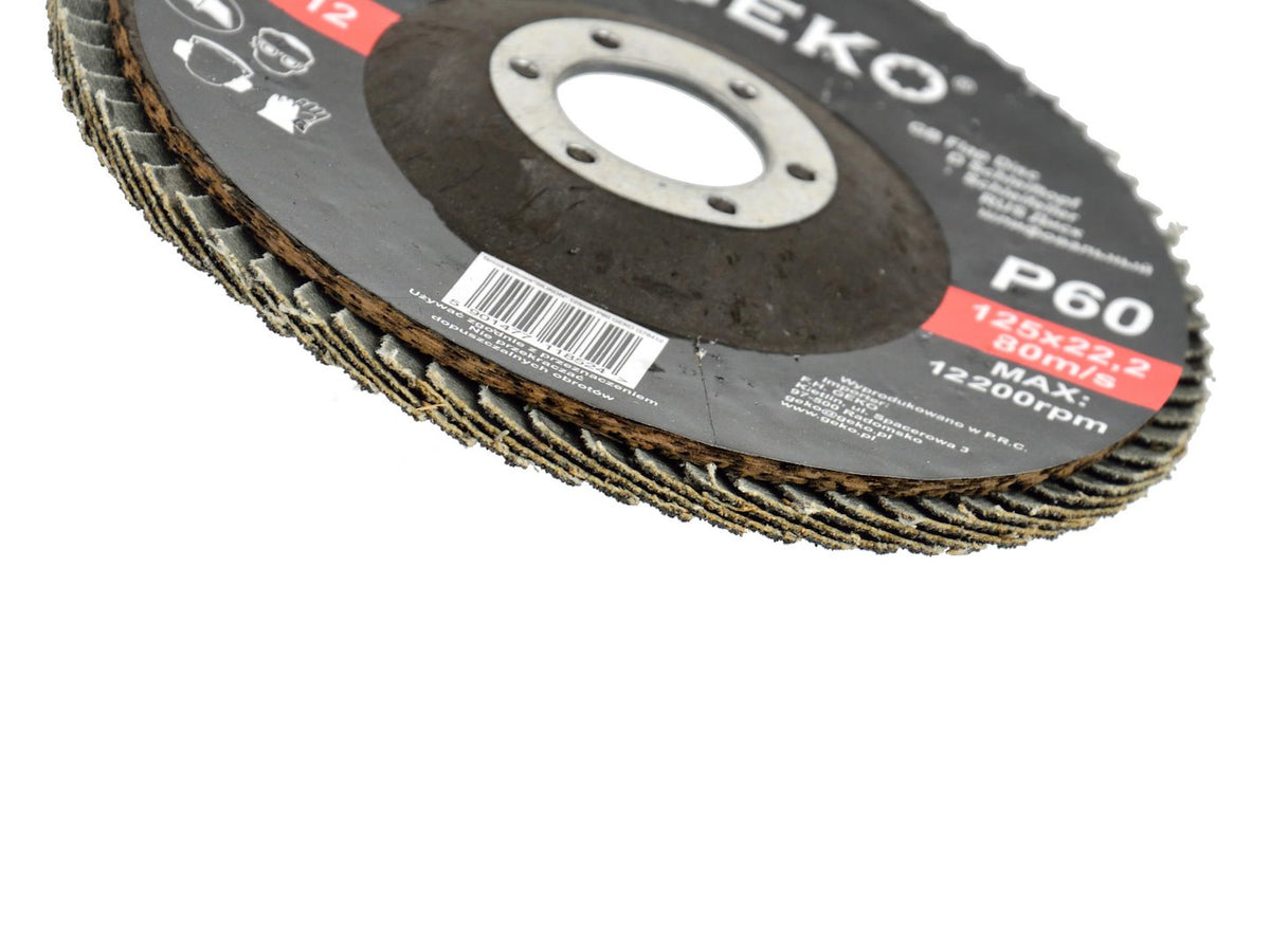Siliciumcarbide lamellenschijf 125mm Korrel 60 GEKO Premium