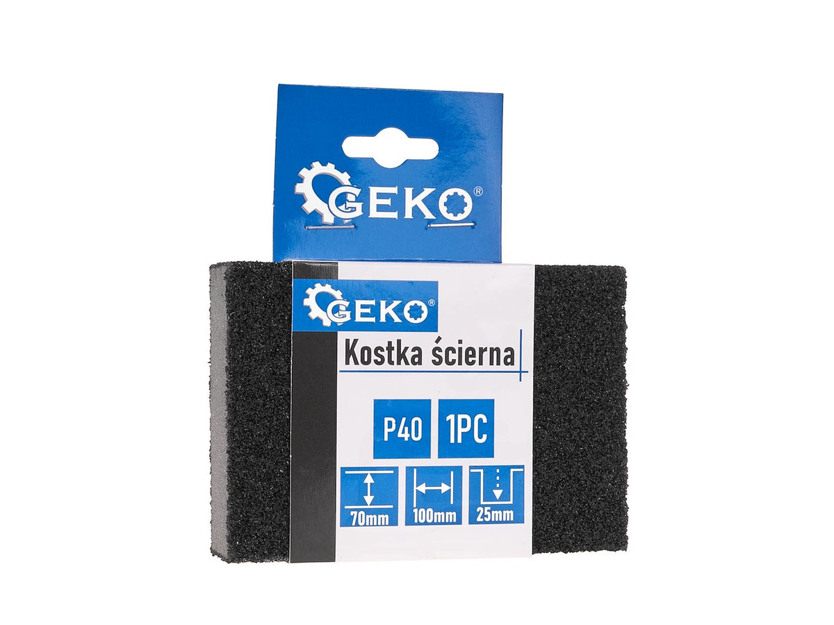 Schuim schuurblok 70x100x25mm P40