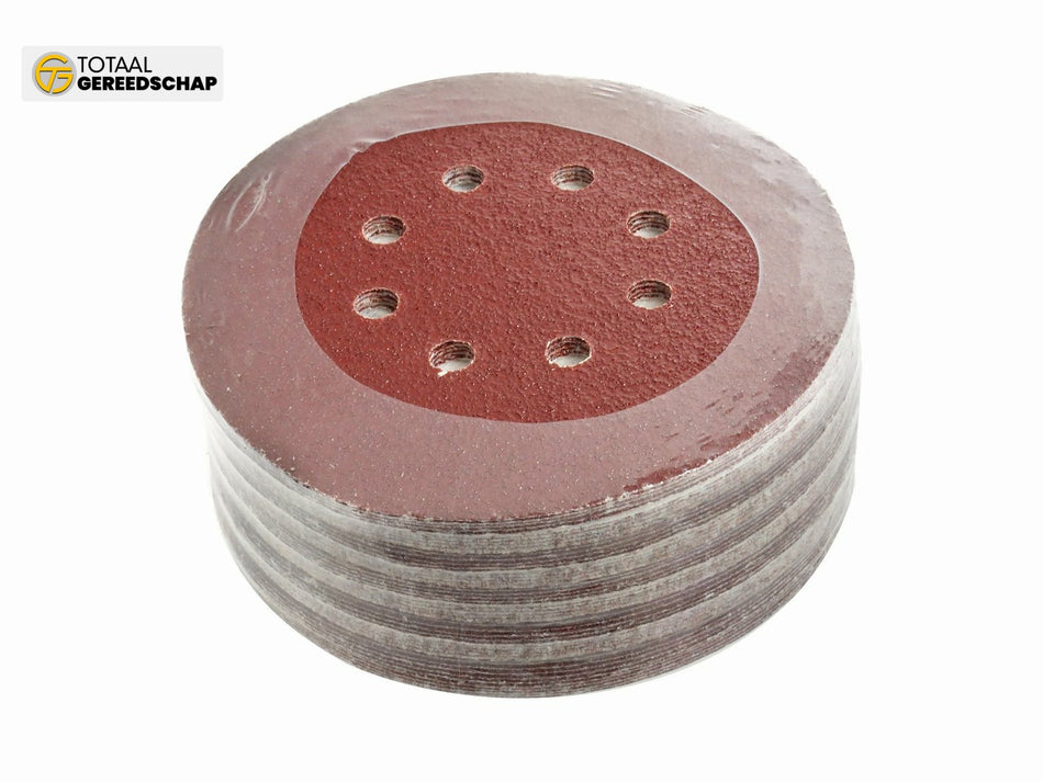 150mm zelfklevend papier met gaten P40