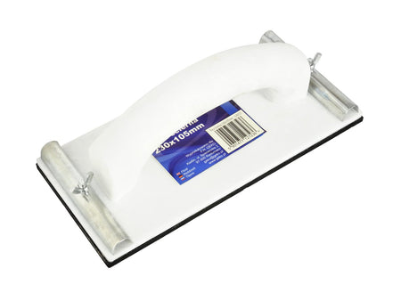 Handschuurblok met metalen klemmen met schroefaansluiting 230x105mm