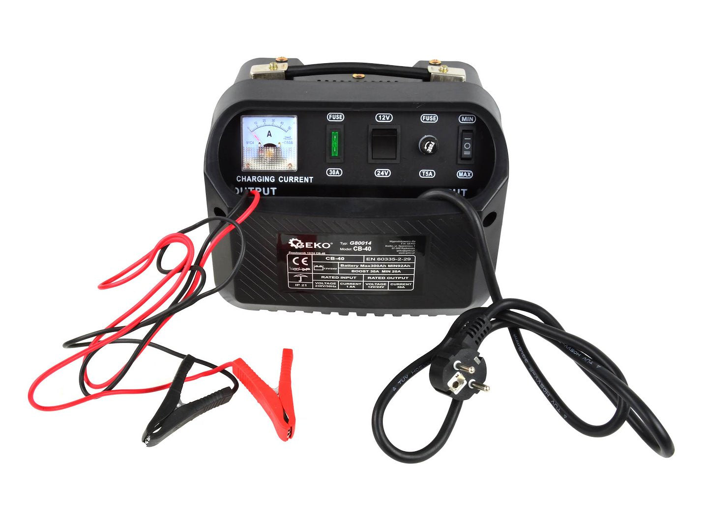 Acculader met Eurostekker CB40