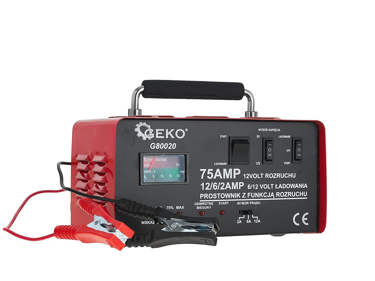 Acculader met GS/CE 75A 6/12V GEKO