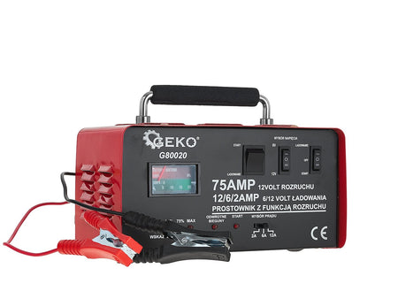 Acculader met GS/CE 75A 6/12V GEKO