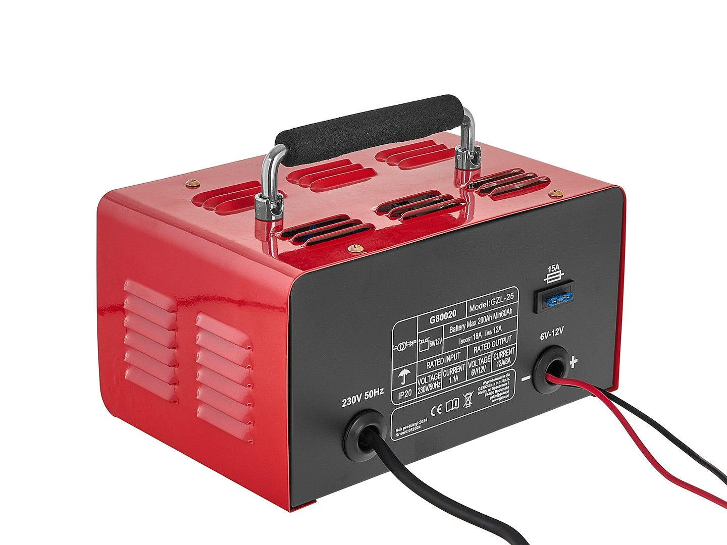 Acculader met GS/CE 75A 6/12V GEKO