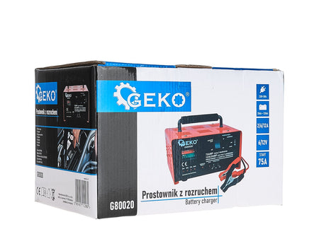 Acculader met GS/CE 75A 6/12V GEKO