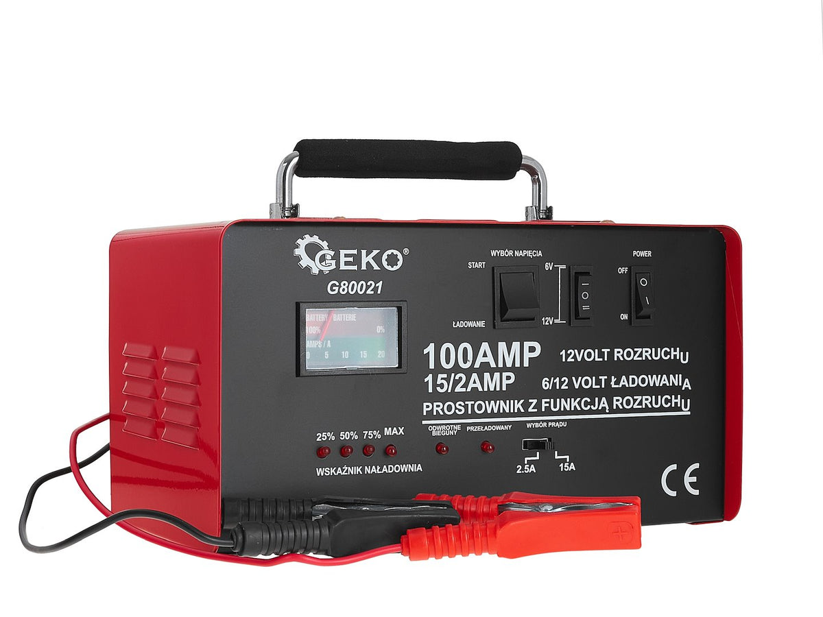 Acculader met GS/CE 100A 6/12V GEKO