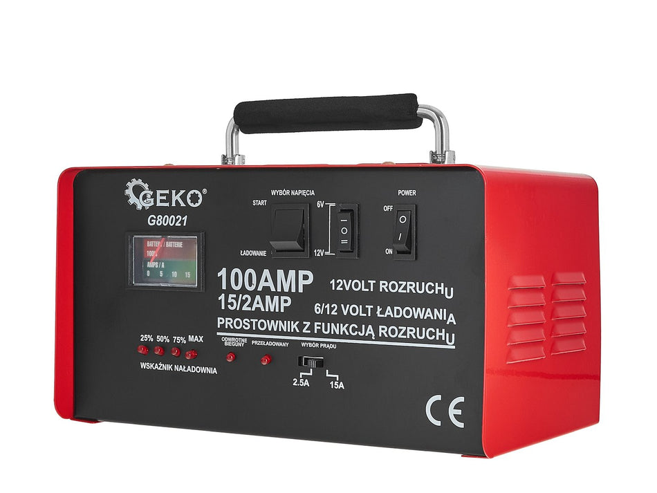 Acculader met GS/CE 100A 6/12V GEKO