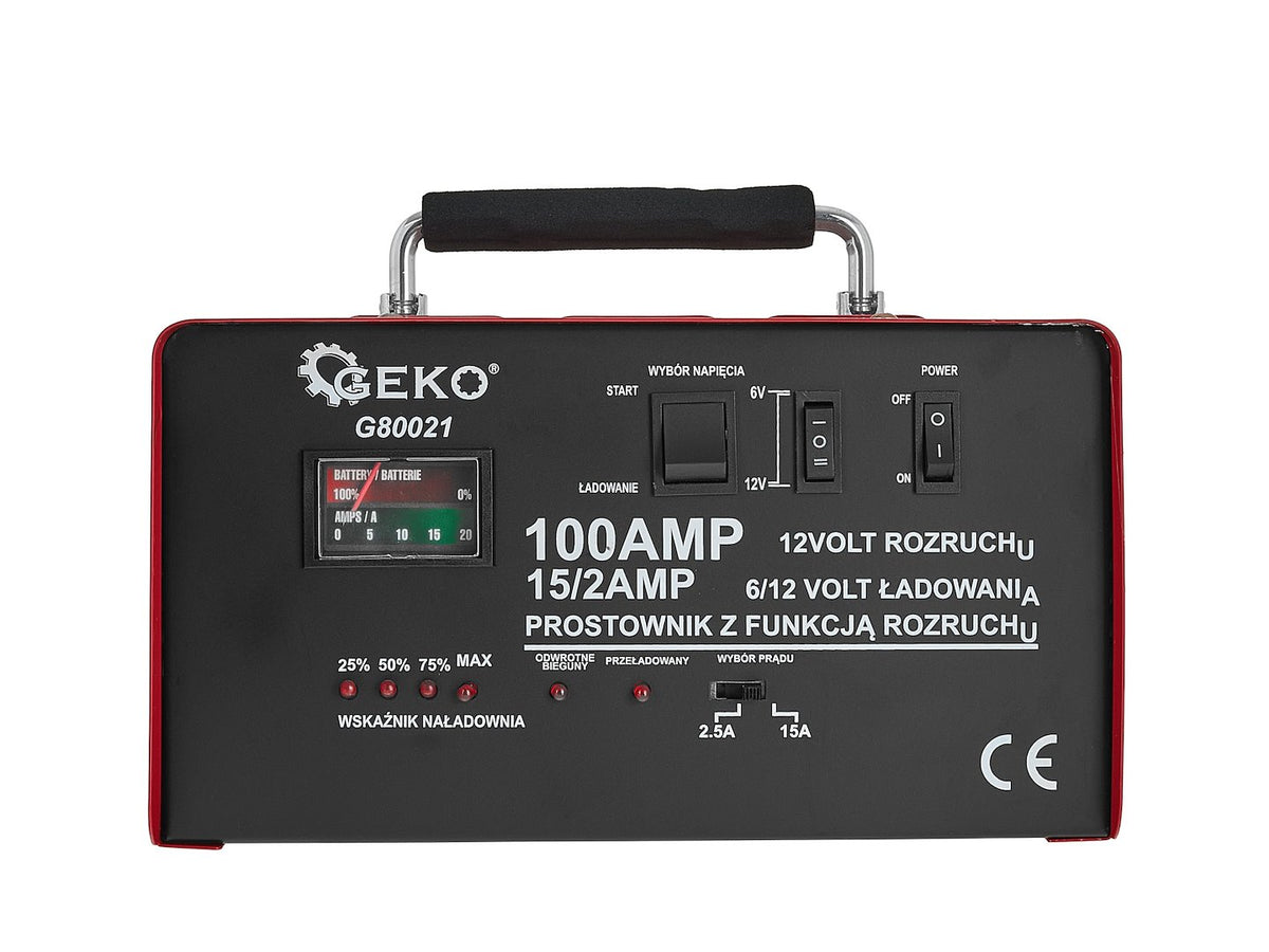 Acculader met GS/CE 100A 6/12V GEKO