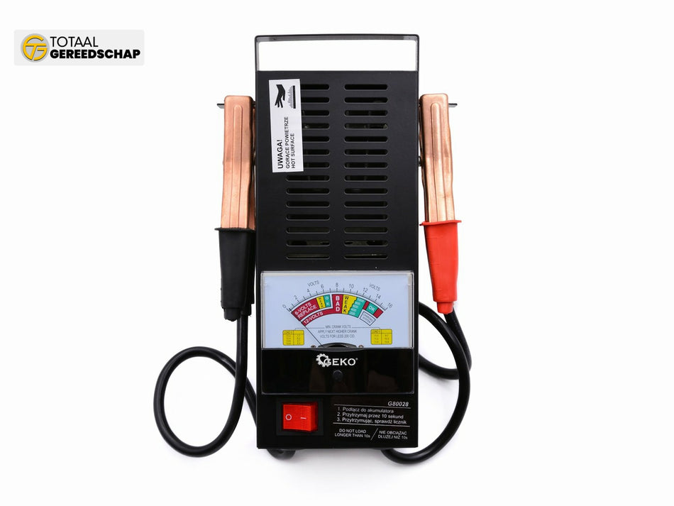 6/12V 100A battery tester