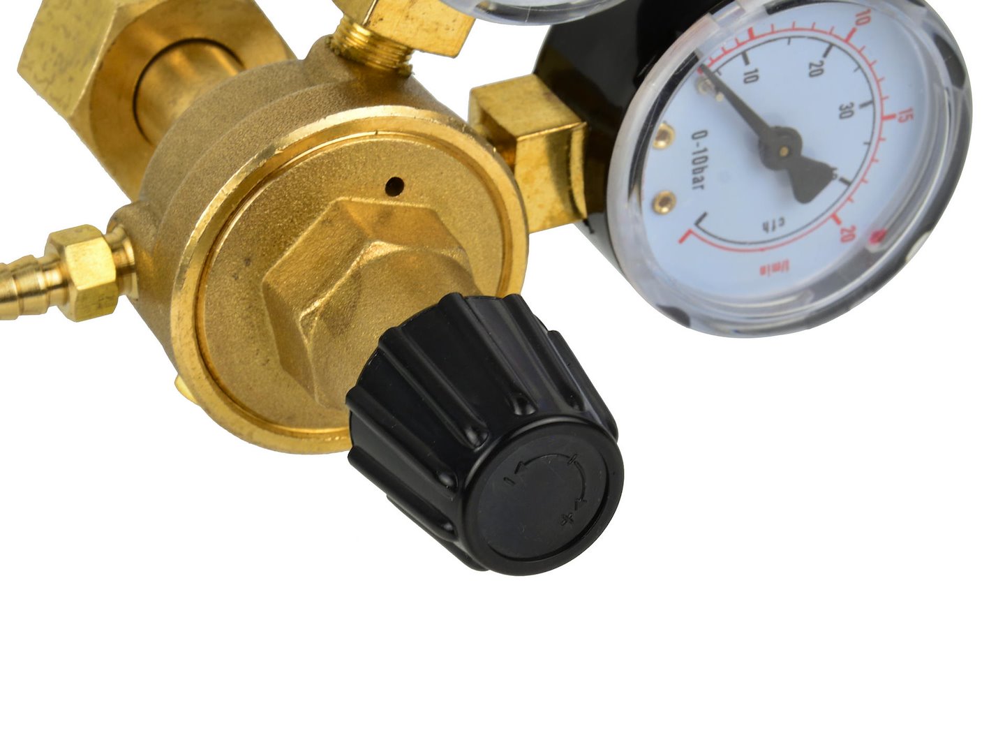 Argon/mengdrukregelaar met 2 manometers