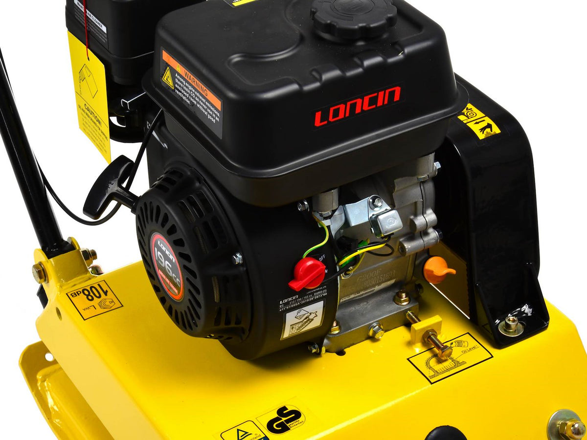 Betonplaat trilplaat CNP90/90KG/15kN Loncin-motor