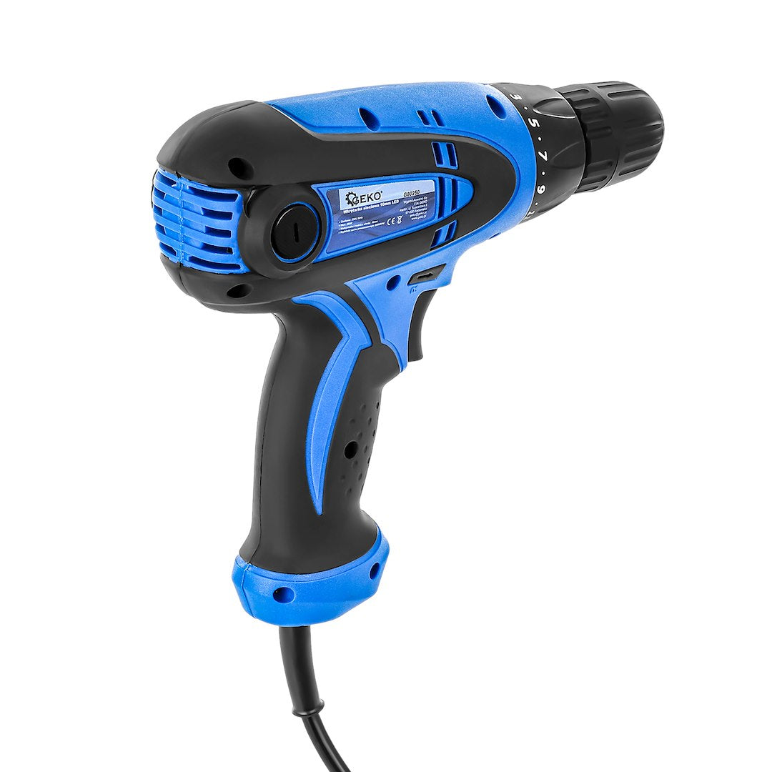 Omkeerbare compacte boor/schroevendraaier LED 230V