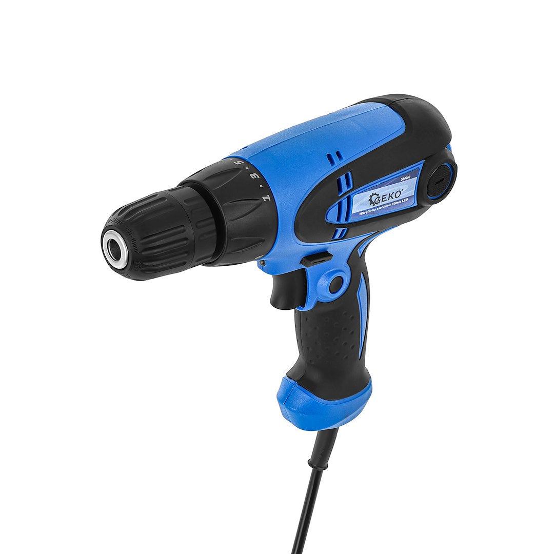 Omkeerbare compacte boor/schroevendraaier LED 230V
